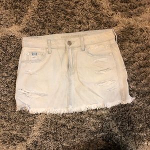 American eagle jean skirt